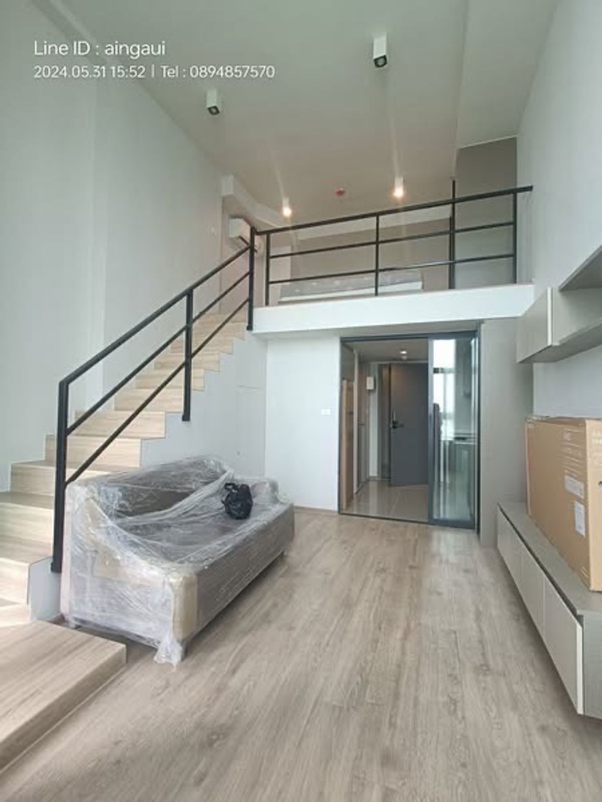 For RentCondoRama9, Petchburi, RCA : ⭐️ Ideo Rama 9 - Asoke ⭐️ Duplex Hybrid 1 Bedroom Built -in furniture With electrical appliances ready