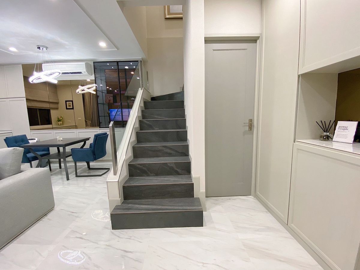 ขายคอนโดราชเทวี พญาไท : ไอดีโอ คิว พญาไท ideo q phayathai 1bed plus / 2bathroom Duplexห้องแต่งสวยพร้อมเข้าอยู่