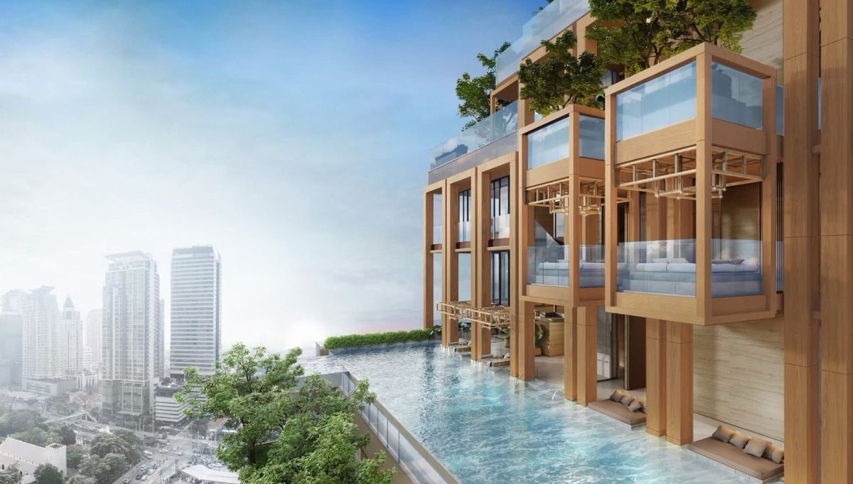 ขายคอนโดสีลม ศาลาแดง บางรัก : Romm Convent Luxury Wellness Service BNH Hospital Near One Bangkok  BTS Saladeang & MRT Silom  ใกล้ ร.ร. เซนโยเซฟคอนแวนต์ 