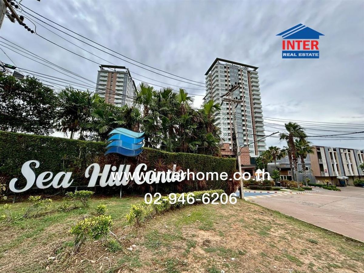 For SaleCondoSriracha Laem Chabang Ban Bueng : Condominium 51.02 sq.m., C. Hill, Sriracha Condo, Sukhumvit Road, Sriracha, Chon Buri