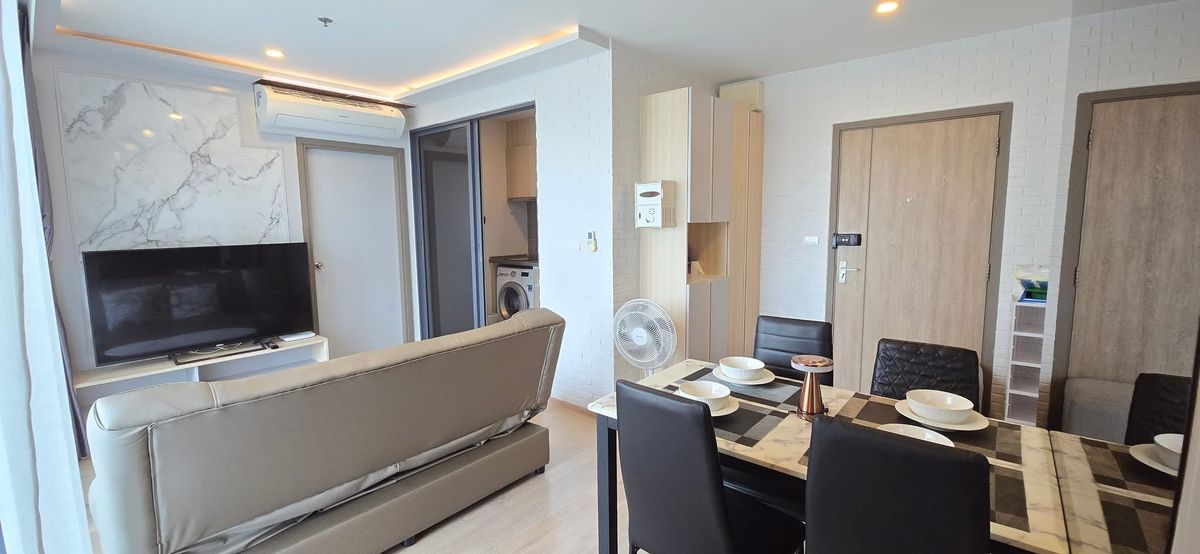 For RentCondoBangna, Bearing, Lasalle : For rent 🔥 IDEO O2 🔥 2 bedrooms, 2 bathrooms, fully furnished and equipped, near BTS Bangna