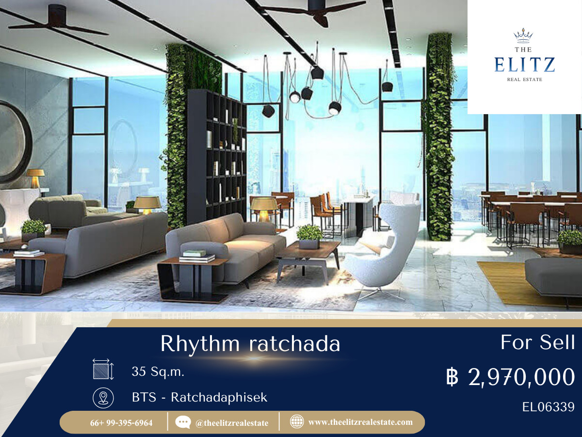 For SaleCondoRatchadapisek, Huaikwang, Suttisan : ✨ Stay comfortably in the hot area, Ratchada, beautiful decoration room, complete with good price transfer like this, do not wait for anyone ✔