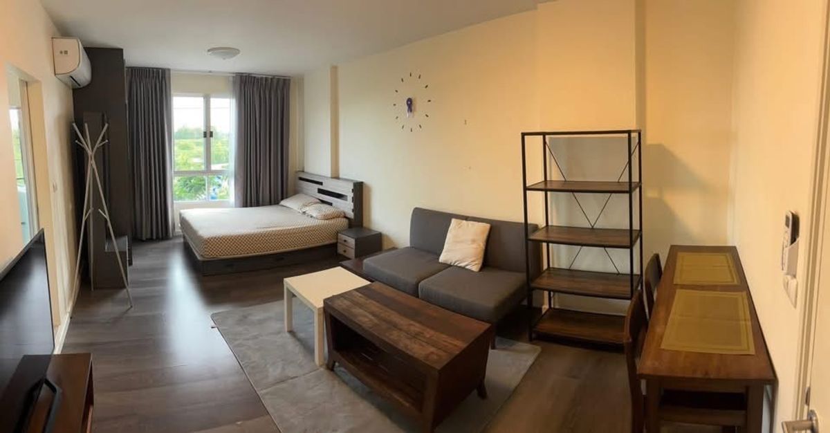 ให้เช่าคอนโดบางนา แบริ่ง ลาซาล : ช้าไม่ได้แล้ว 🔥🔥ให้เช่า D Condo ABAC บางนา ห้องสวยตรงปกตามรูป เฟอร์ครบจัดเต็ม+มีเครื่องซักผ้า‼️พร้อมเข้าอยู่ (ตอบแชทไวมาก)
