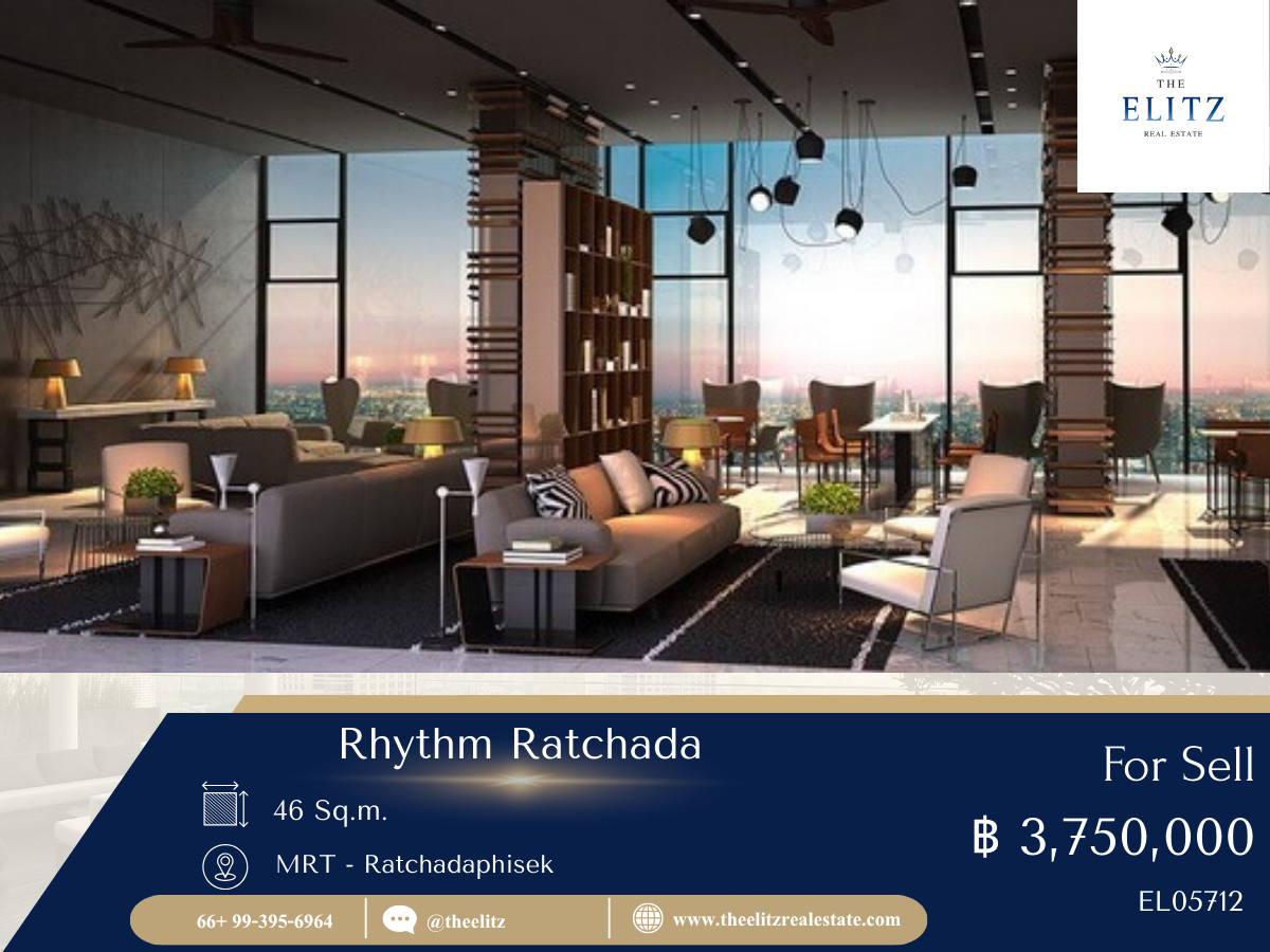 For SaleCondoRatchadapisek, Huaikwang, Suttisan : ✨ Stay comfortably in the hot area, Ratchada, beautiful decoration room, complete with good price transfer like this, do not wait for anyone ✔