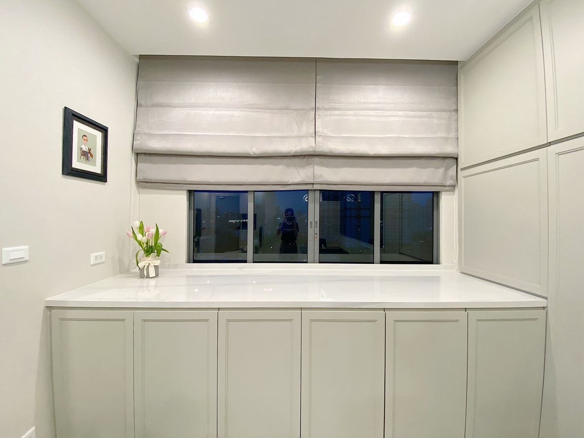 ขายคอนโดราชเทวี พญาไท : ไอดีโอ คิว พญาไท ideo q phayathai 1bed plus / 2bathroom Duplexห้องแต่งสวยพร้อมเข้าอยู่