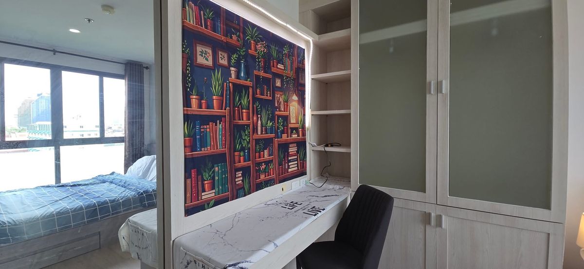 For RentCondoBangna, Bearing, Lasalle : For rent 🔥 IDEO O2 🔥 2 bedrooms, 2 bathrooms, fully furnished and equipped, near BTS Bangna