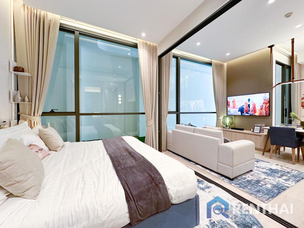 ขายคอนโดพัทยา บางแสน ชลบุรี สัตหีบ : คอนโด 1 ห้องนอน สไตล์หรูหรา พร้อมความสะดวกสบาย ใจกลางพัทยา