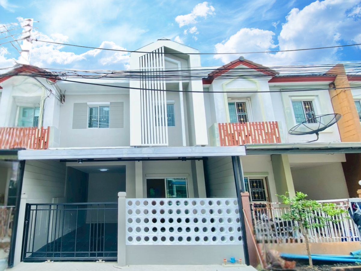 ขายทาวน์โฮมนวมินทร์ รามอินทรา : ทาวน์โฮม 2 ชั้น หมู่บ้านไลโอ ซ.วัดเกาะสุวรรณาราม 3นอน 2น้ำ ใกล้รถไฟฟ้าสายสีเขียว พิพิธภันฑ์กองทับอากาศ รพ.ภูมิพลอดุลยเดช แต่งใหม่ พร้อมอยู่ ยื่นกู้ฟรี