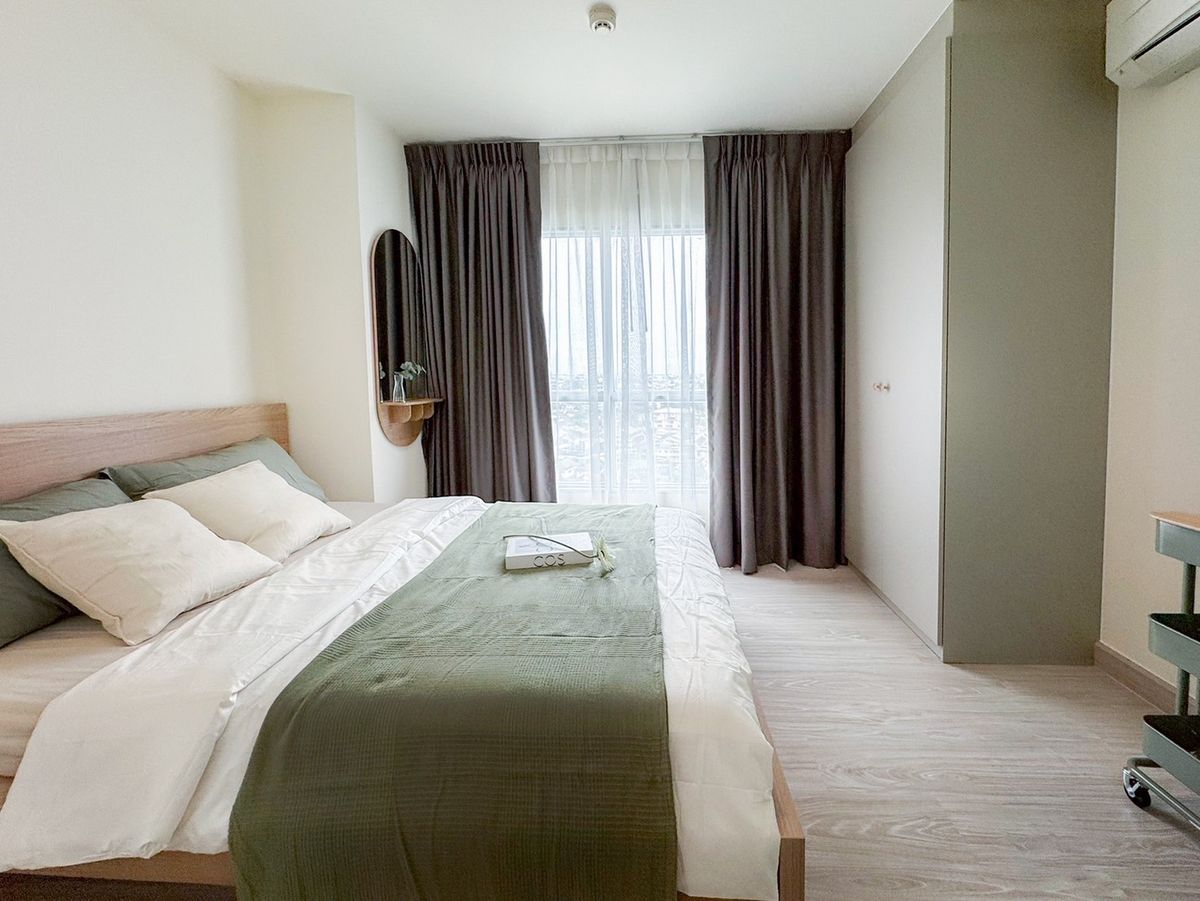 For RentCondoChaengwatana, Muangthong : Rent a beautiful room, new renovated Aspai Ngamwongwan, 18th floor