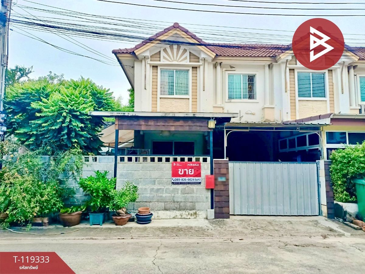 ขายทาวน์โฮมสมุทรปราการ สำโรง : ขายทาวน์เฮ้าส์ หมู่บ้านพฤกษาวิลล์24 ศรีนครินทร์-หนามแดง บางพลี สมุทรปราการ