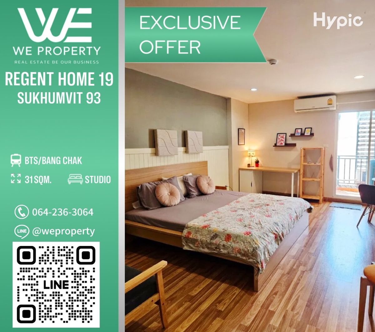 For SaleCondoOnnut, Udomsuk : Beautiful room, new renovated Ferry is very good !! ⭐regent Home 19 Sukhumvit 93 (Regent Home 19 Sukhumvit 93)