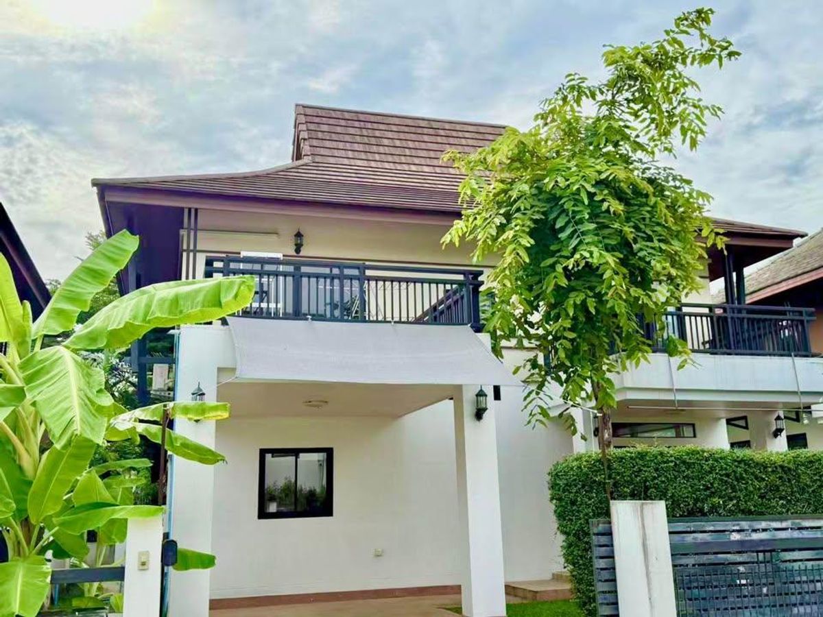 ให้เช่าบ้านเชียงใหม่ : บ้านในโครงการ ให้เช่าเดือนละ 30,000 บาท ใกล้กาดฝรั่งเพียง 5 นาที No.14H969