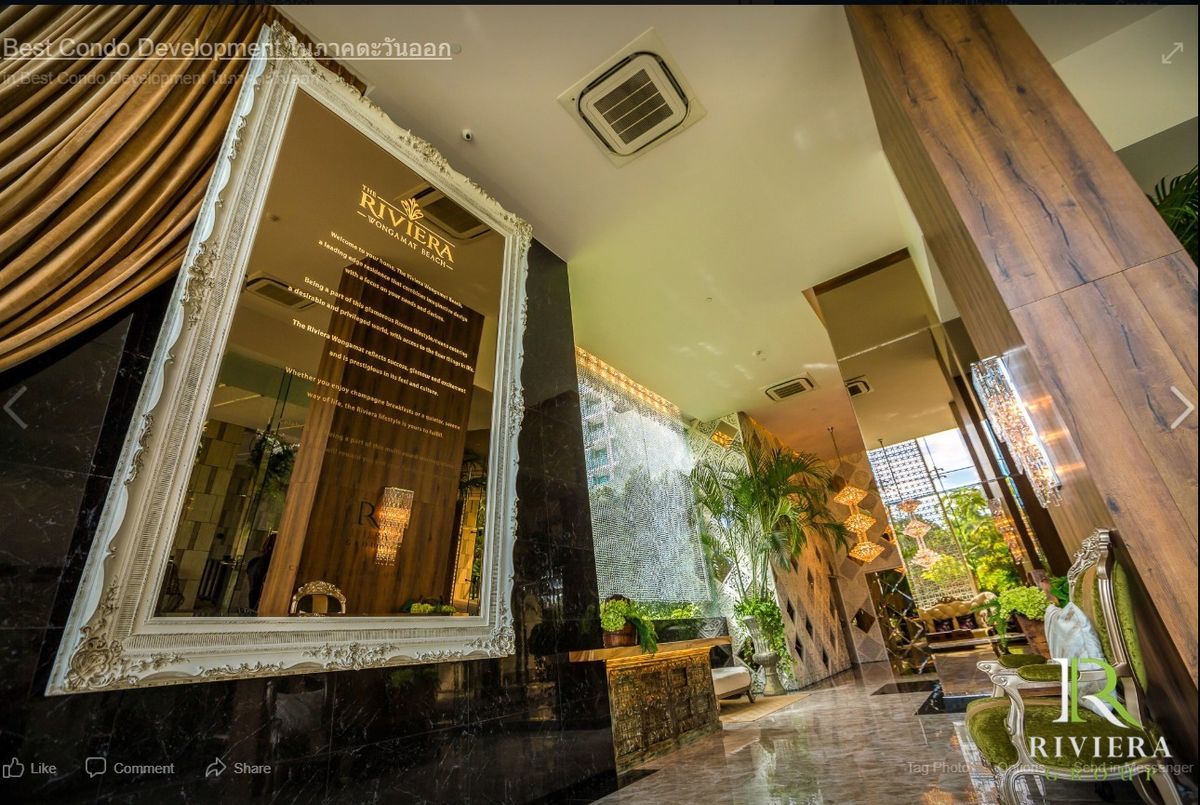 ให้เช่าคอนโดพัทยา บางแสน ชลบุรี สัตหีบ : 🔥 For Rent – The Riviera Wongamat Condo, Pattaya 🔥 💰 30,000 THB/month | 45 SQ.M. | Pool View 🌊