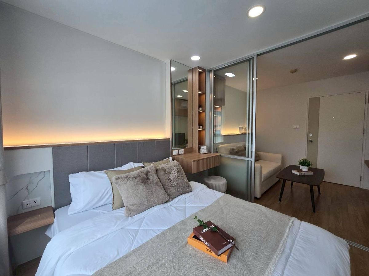 For SaleCondoOnnut, Udomsuk : Condo for sale near BTS On Nut, beautiful room, ready to be at Lumpini Ville Onnut 46
