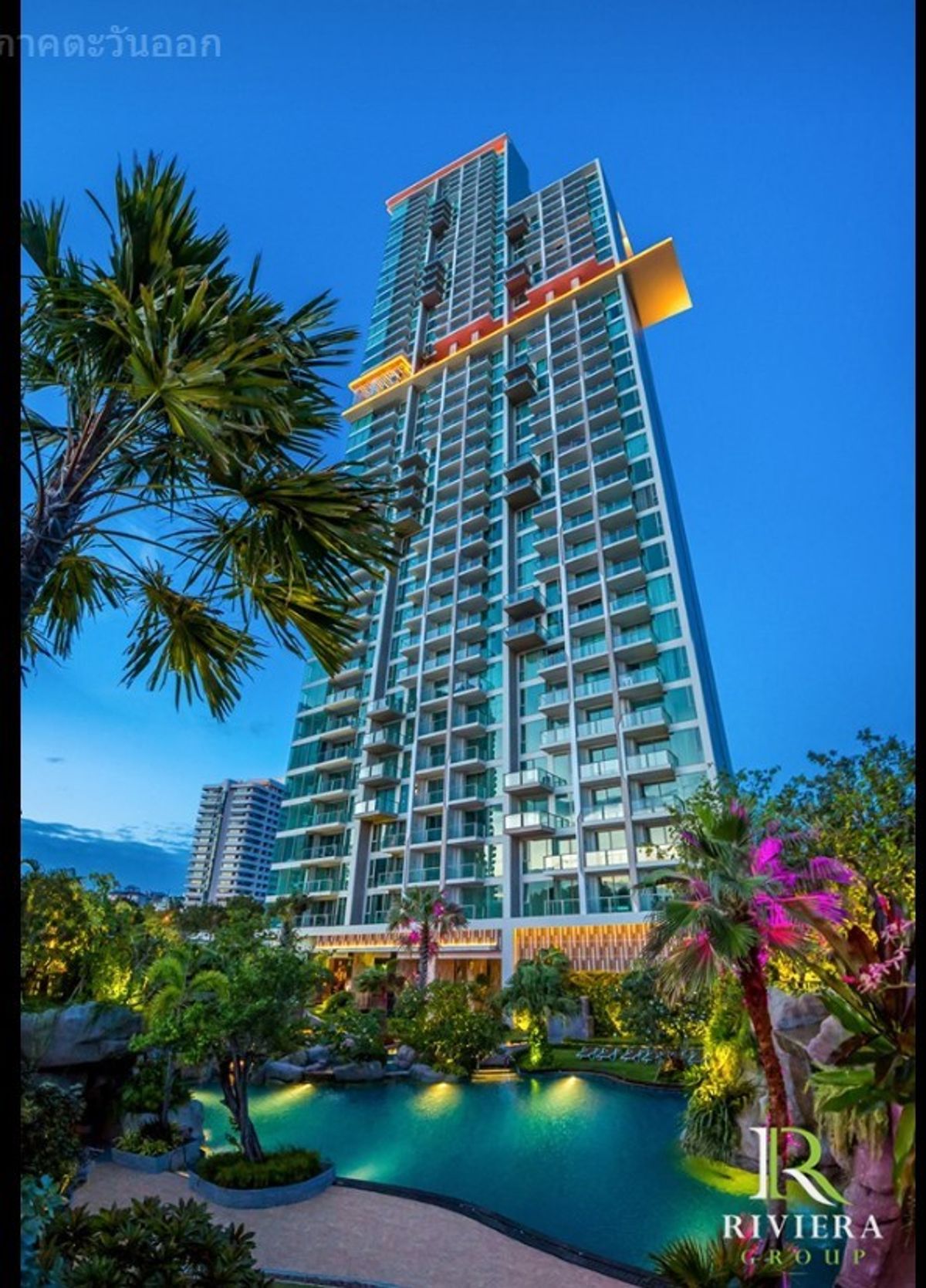 ให้เช่าคอนโดพัทยา บางแสน ชลบุรี สัตหีบ : 🔥 For Rent – The Riviera Wongamat Condo, Pattaya 🔥 💰 30,000 THB/month | 45 SQ.M. | Pool View 🌊
