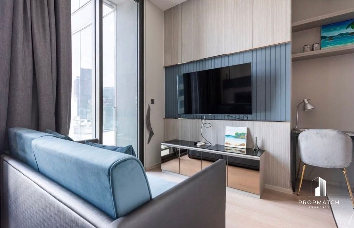 ให้เช่าคอนโดสีลม ศาลาแดง บางรัก : ✨Flash Deal ✨Ashton Silom( 1Bed 1Bath 32SQM.) แต่งครบพร้อมอยู่ !! เพียง 25,000บาทต่อเดือน Tel.0981315848 @propmatch
