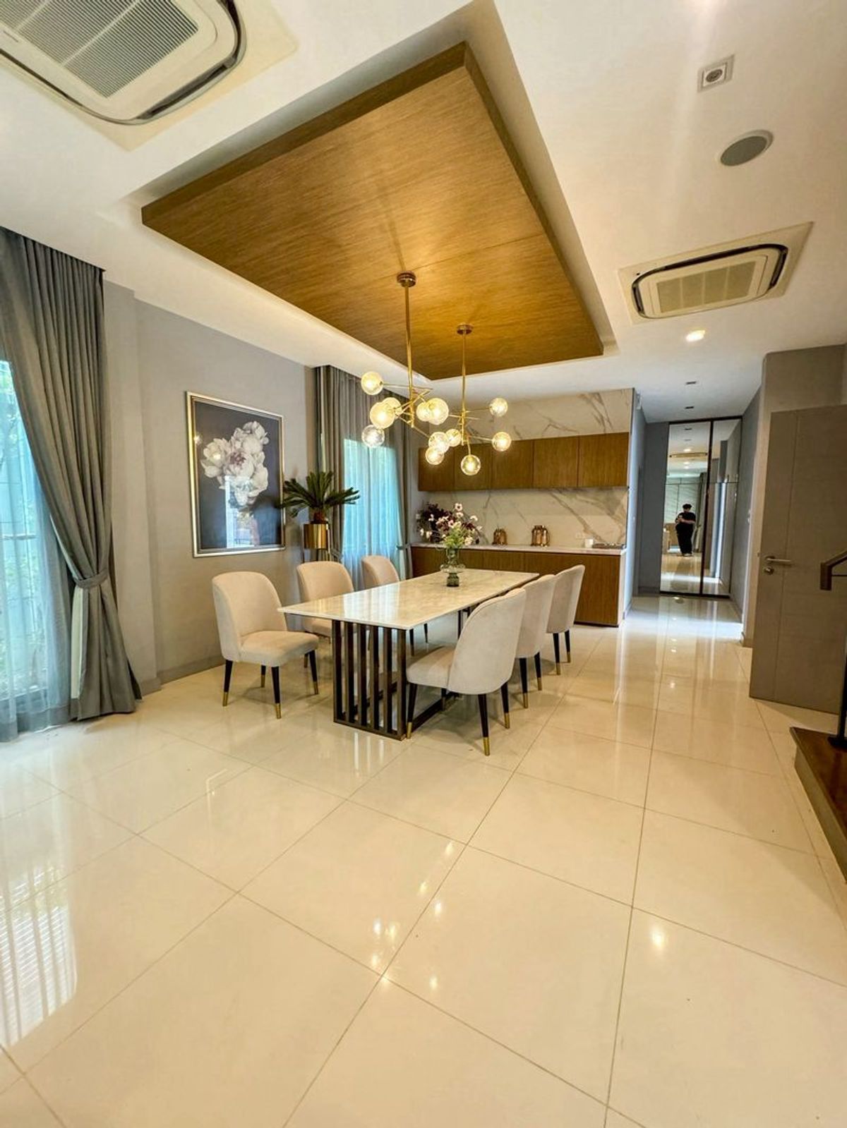 For SaleHouseSeri Thai, Ramkhamhaeng Nida : For Sale Bangkok Boulevard Signature Ladprao–Serithai, Luxury 2-Storey Modern House.