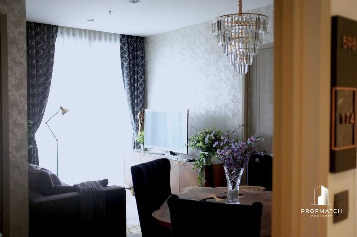 ให้เช่าคอนโดราชเทวี พญาไท : ✨Flash Deal ✨The Line Ratchathewi( 2Bed 1Bath 56SQM.) แต่งครบพร้อมอยู่ !! เพียง 42,000บาทต่อเดือน Tel.0981315848 @propmatch