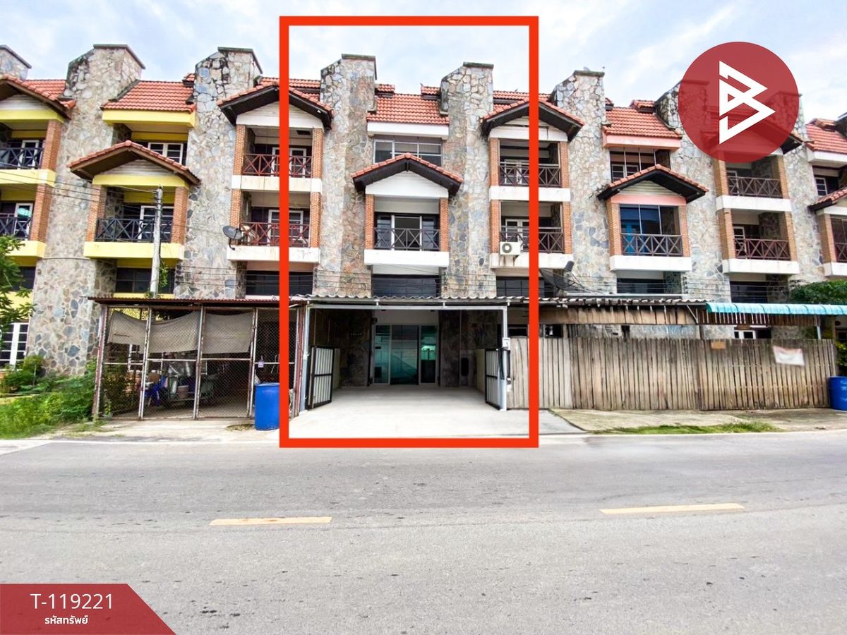 For SaleShop HouseRatchaburi : 3 -storey commercial building for sale, area 17 sq.wah, Bang Phae, Ratchaburi