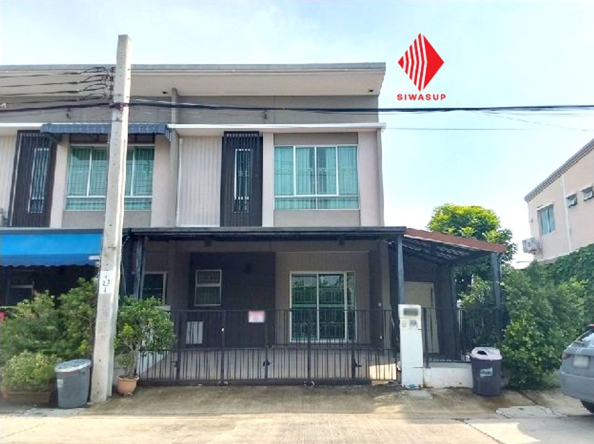 ขายทาวน์โฮมมีนบุรี-ร่มเกล้า : ทฮ.พฤกษาวิลล์ 114 รามคำแหง-ร่มเกล้า หลังริม ได้เนื้อที่ถึง 28.2 ตร.ว. มีตั้ง 4 ห้องนอน!!!  ในซ.มิสทิน แหล่งชุมชน ทำเลสะดวก ขายราคาต่ำกว่าตลาด!!!