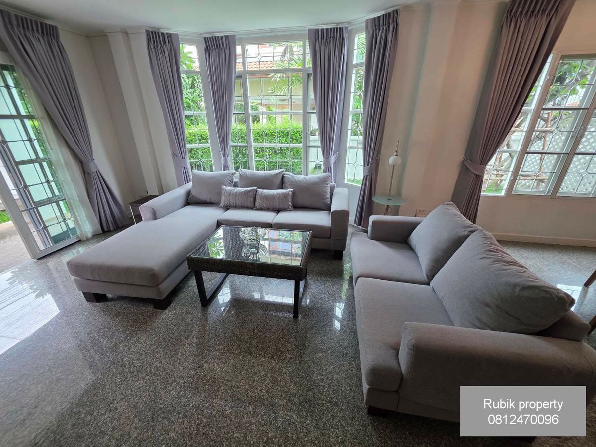 For RentHouseSamut Prakan,Samrong : 🏡 Luxury detached house for rent - ready to move in! 📍 Montana Srinakarin Village (Land & House Project) (RB1118)