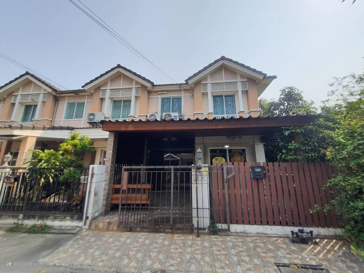 For SaleTownhomeVipawadee, Don Mueang, Lak Si : Townhouse for sale, Pruksa Ville 36, Songprapa-Don Mueang, Lang Rim near Don Mueang Airport