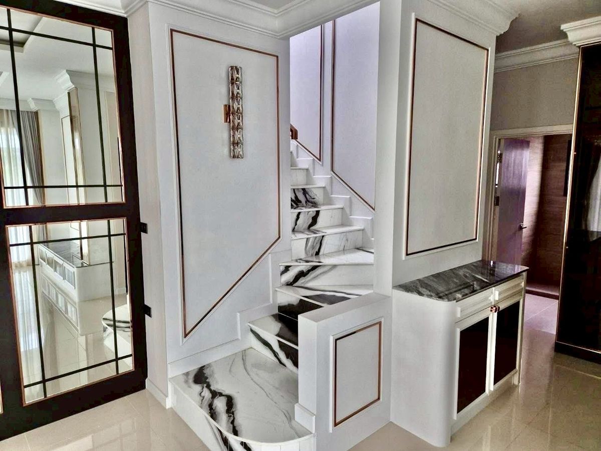 For SaleHouseRama5, Ratchapruek, Bangkruai : 2-storey detached house for sale, Grand Britania Ratchapruek-Rama 5, area 59.1 square wah, 3 bedrooms, Bang Khanun Subdistrict, Bang Kruai District, Nonthaburi Province