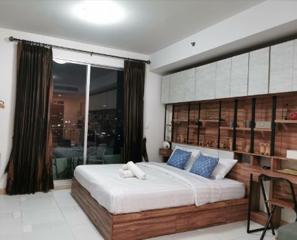 ให้เช่าคอนโดวงเวียนใหญ่ เจริญนคร : ให้เช่า คอนโด Supalai River Place 34 ตรม สไตล์ modern oriental style ใกล้btsกรุงธนบุรี