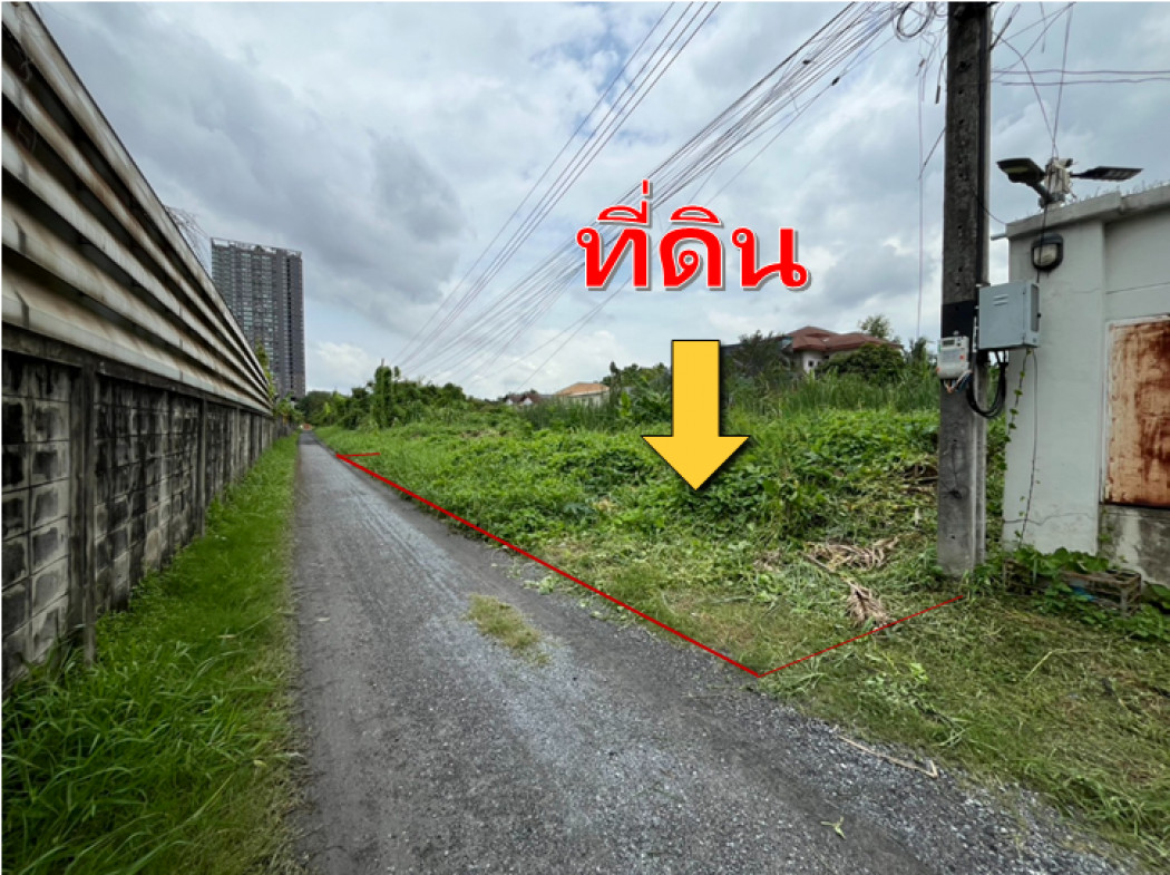 ขายที่ดินนนทบุรี บางใหญ่ บางบัวทอง : ขาย ที่ดิน ม. สหกรณ์การบินไทย 346 ตรว แจ้งวัฒนะ-ปากเกร็ด 43 เข้าซอยเพียง 350 ม. ใกล้ สถานี เมืองทองธานี