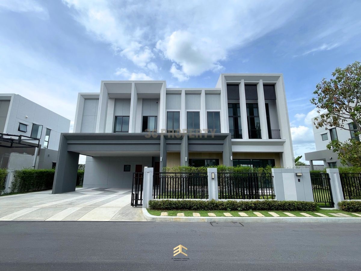 ขายบ้านนนทบุรี บางใหญ่ บางบัวทอง : บางกอก บูเลอวาร์ด ซิกเนเจอร์ เวสต์เกต : แปลงที่ดินใหญ่ หน้าบ้านลึก จอดรถได้มากถึง 6 คัน  (ติดต่อ กี้ 095-0898947X
