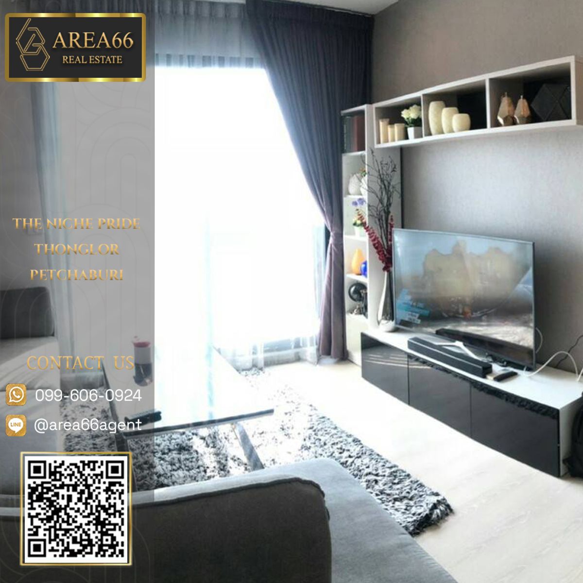 For SaleCondoRama9, Petchburi, RCA : 🔥For sale !! The Niche Pride Thonglor - Phetchaburi condo