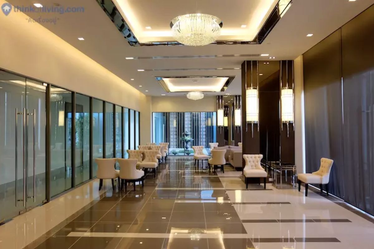 For SaleCondoRama9, Petchburi, RCA : 🔥 Urgent 🔥 The cheapest room, beautiful room with a wide range of fir, below the good view market