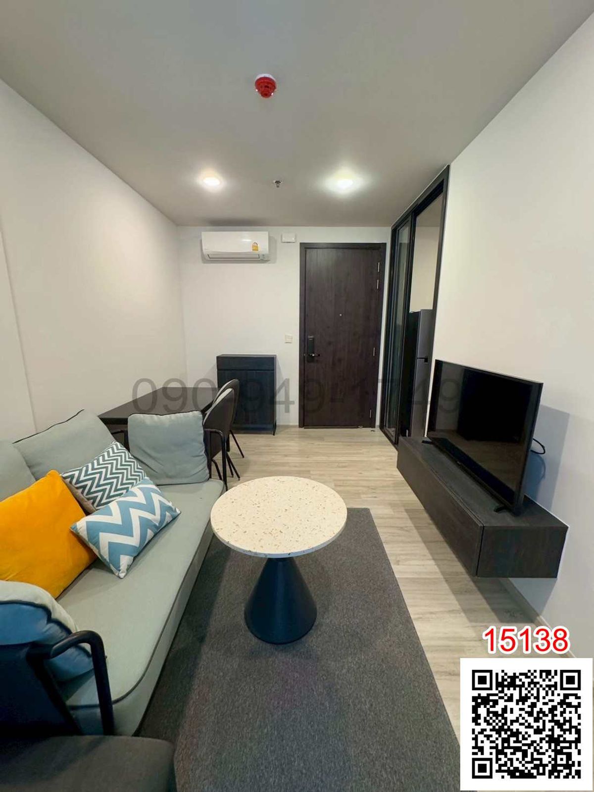 For RentCondoRatchadapisek, Huaikwang, Suttisan : Condo rental XT Huaikhwang XT Huai Khwang Building A, near MRT Huai Khwang, ready