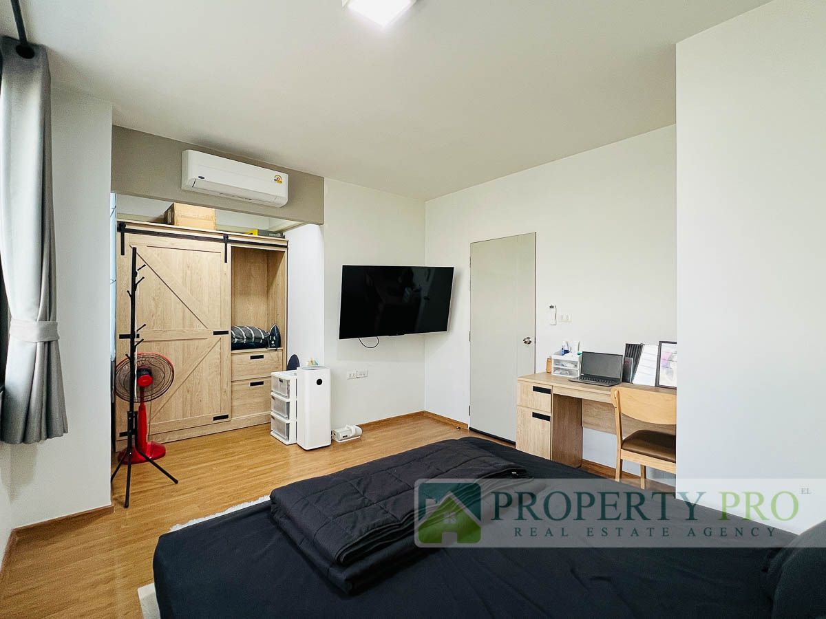 ขายทาวน์โฮมปทุมธานี รังสิต ธรรมศาสตร์ : ขาย บ้าน Pleno ติวานนท์ ทาวน์โฮม 2 ชั้น 3 ห้องนอน 18 ตรว 106 ตรม ใกล้ บางกะดี รังสิต ศรีสมาน ดอนเมือง : EL25S-009