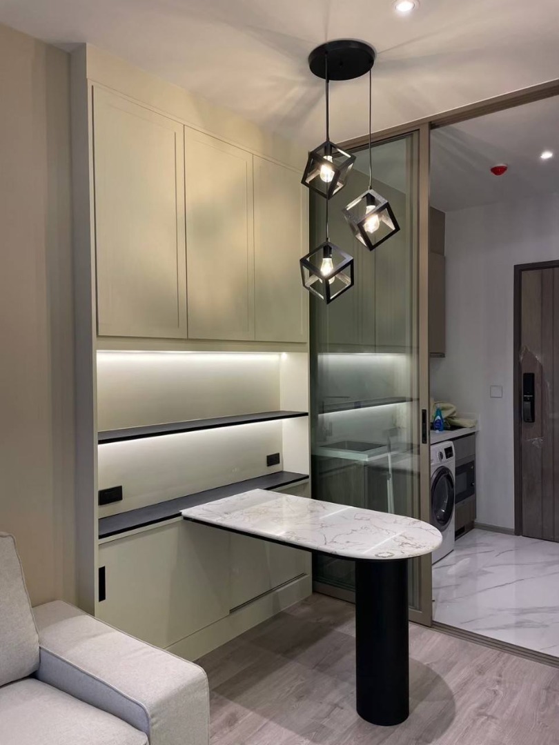 For RentCondoSukhumvit, Asoke, Thonglor : 🔥For urgent rent🔥Rhythm Ekkamai Estate, beautiful room, fully furnished, near BTS Ekkamai❗