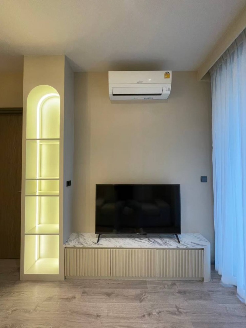 For RentCondoSukhumvit, Asoke, Thonglor : 🔥For urgent rent🔥Rhythm Ekkamai Estate, beautiful room, fully furnished, near BTS Ekkamai❗