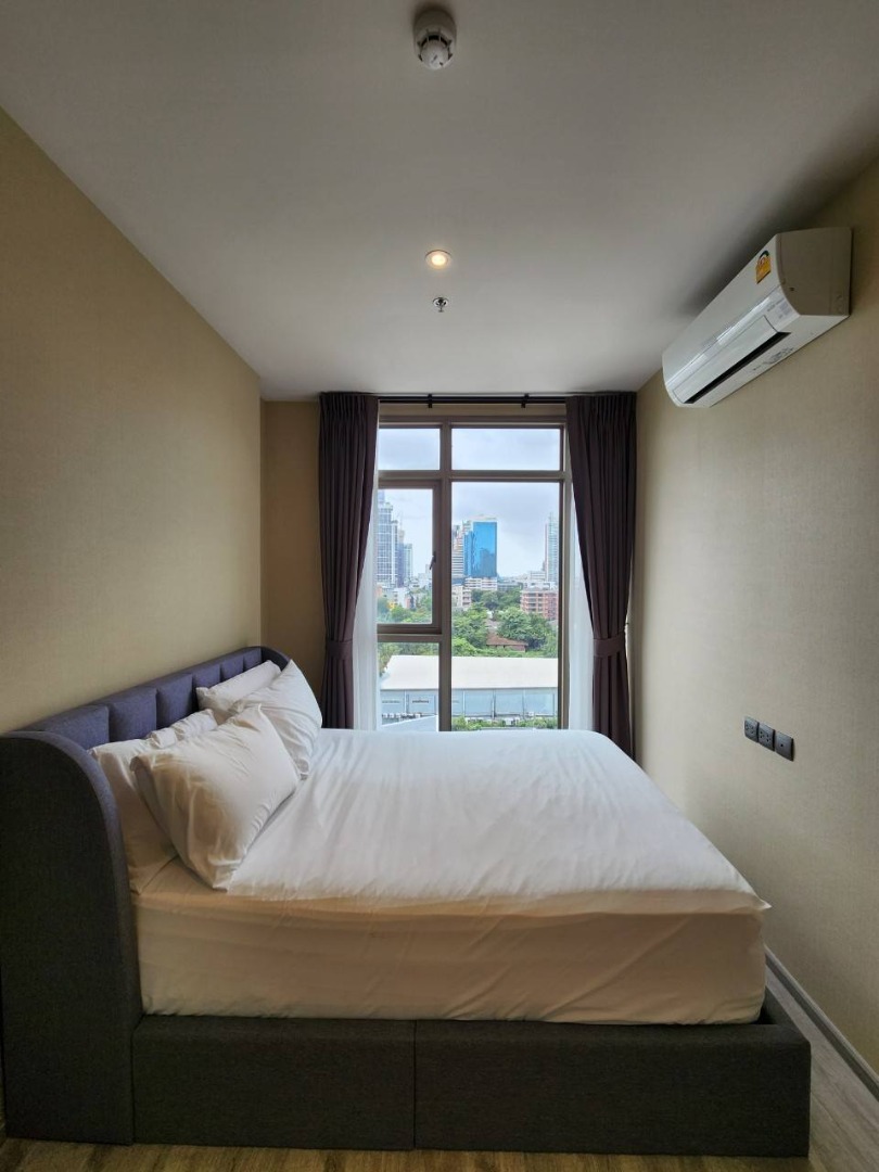For RentCondoSukhumvit, Asoke, Thonglor : 🔥For urgent rent🔥Rhythm Ekkamai Estate, beautiful room, fully furnished, near BTS Ekkamai❗