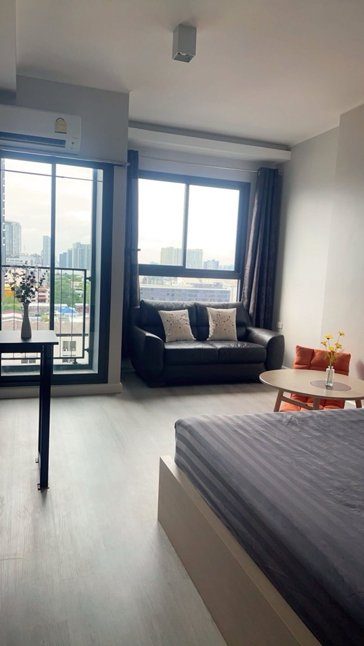 For RentCondoOnnut, Udomsuk : Rent IDEO Sukhumvit 93 | Full of Studio 26 sq.m. | Floor 12 | No sun exposure | Near BTS Bangchak 50 m | Rent 15,000 baht/month