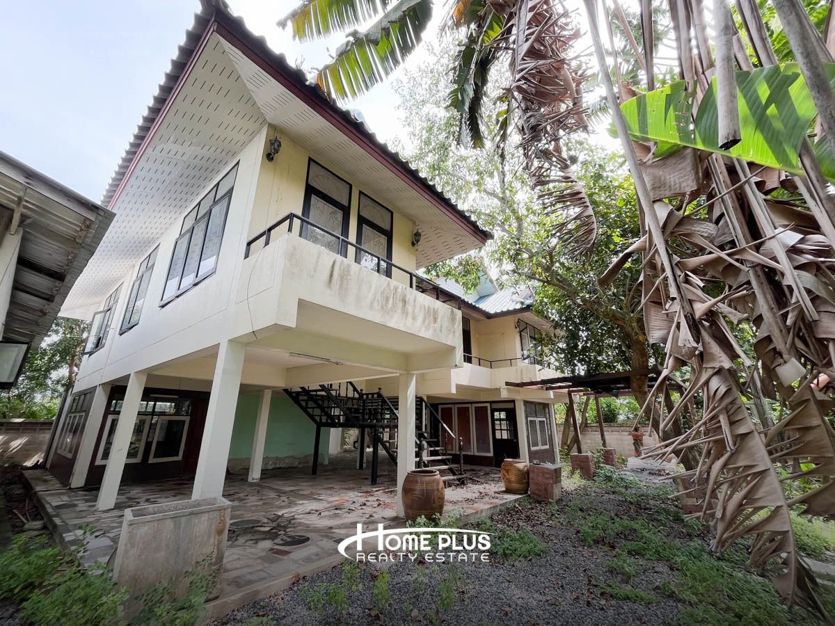 ขายบ้านปทุมธานี รังสิต ธรรมศาสตร์ : ที่ดินพร้อมบ้านเดี่ยว 2 ชั้นซอยชมวิหค ตำบลคลอง5 ปทุมธานี