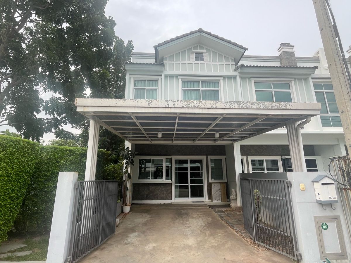 For RentTownhomeBangna, Bearing, Lasalle : Urgent rent, beautiful townhome #Indie Bang Naram Kham 2