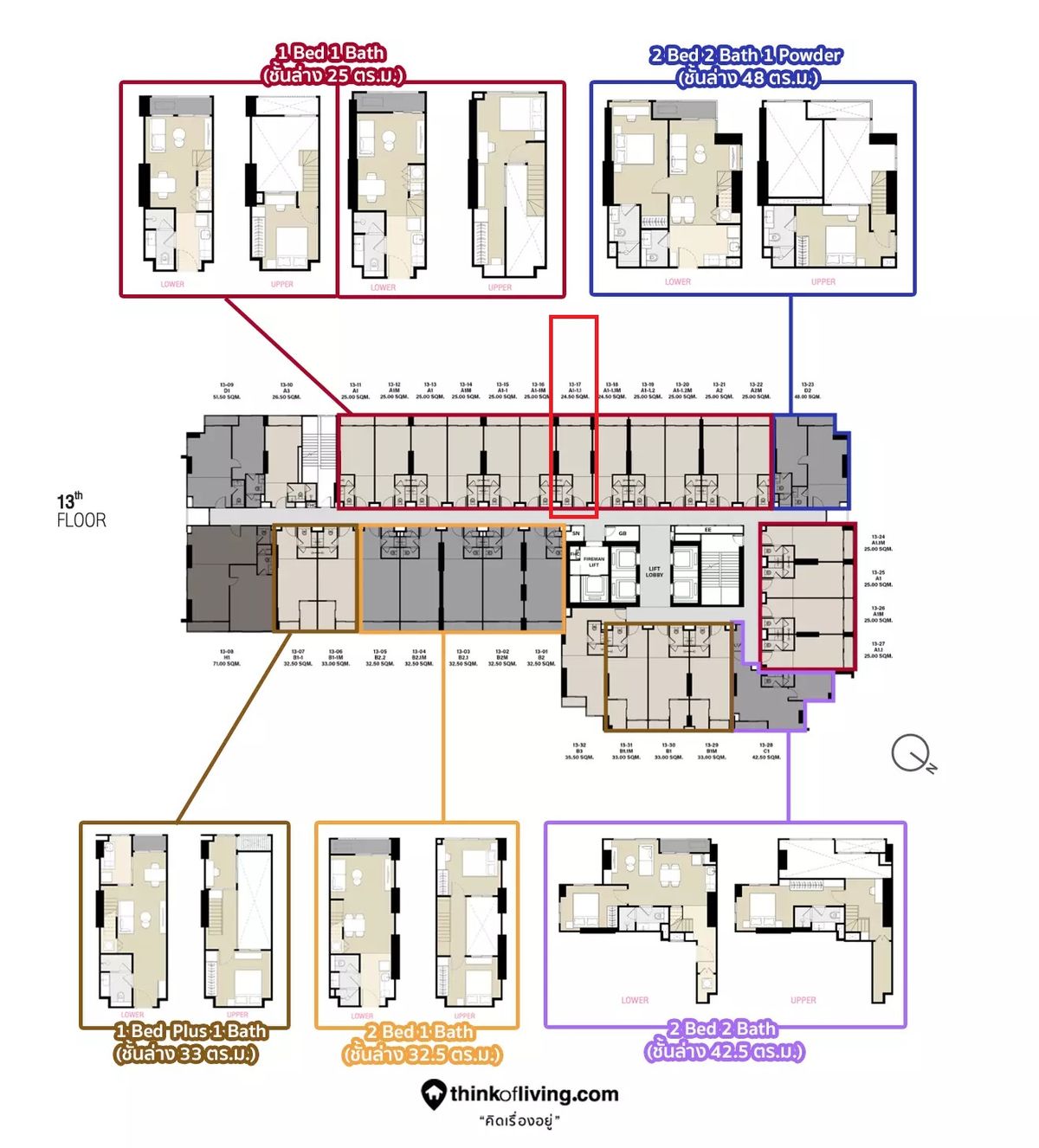 ขายคอนโดสีลม ศาลาแดง บางรัก : ขายดาวน์  ตำแหน่ง 13-17    จองด่วนนนน   