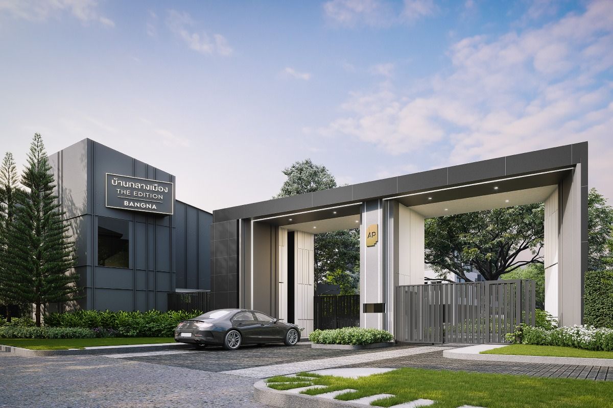For SaleBangna, Bearing, Lasalle : Baan Klang Muang The Edition Bangna Twin House for sale, only 38 units near Mega Bangna