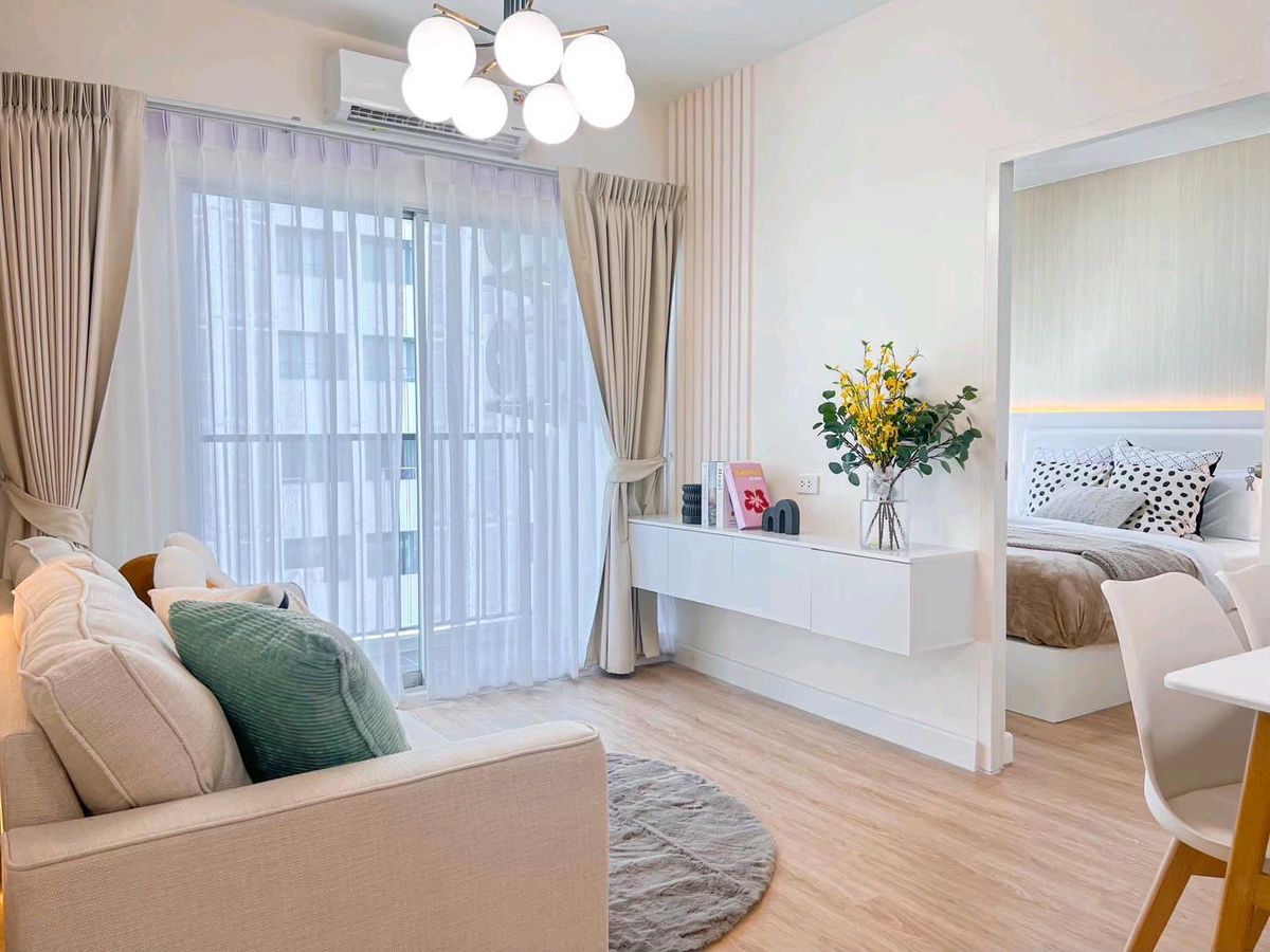 For SaleCondoRama9, Petchburi, RCA : Condo near the electric train can walk 2 large, 1, in the heart of Rama 9, near MRT, only 750 meters.