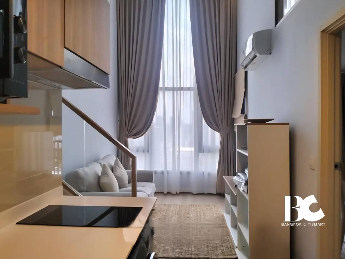 ให้เช่าคอนโดคลองเตย กล้วยน้ำไท : 🔥 Best price 1 bedroom Duplex for rent Life rama4-asoke 🔥