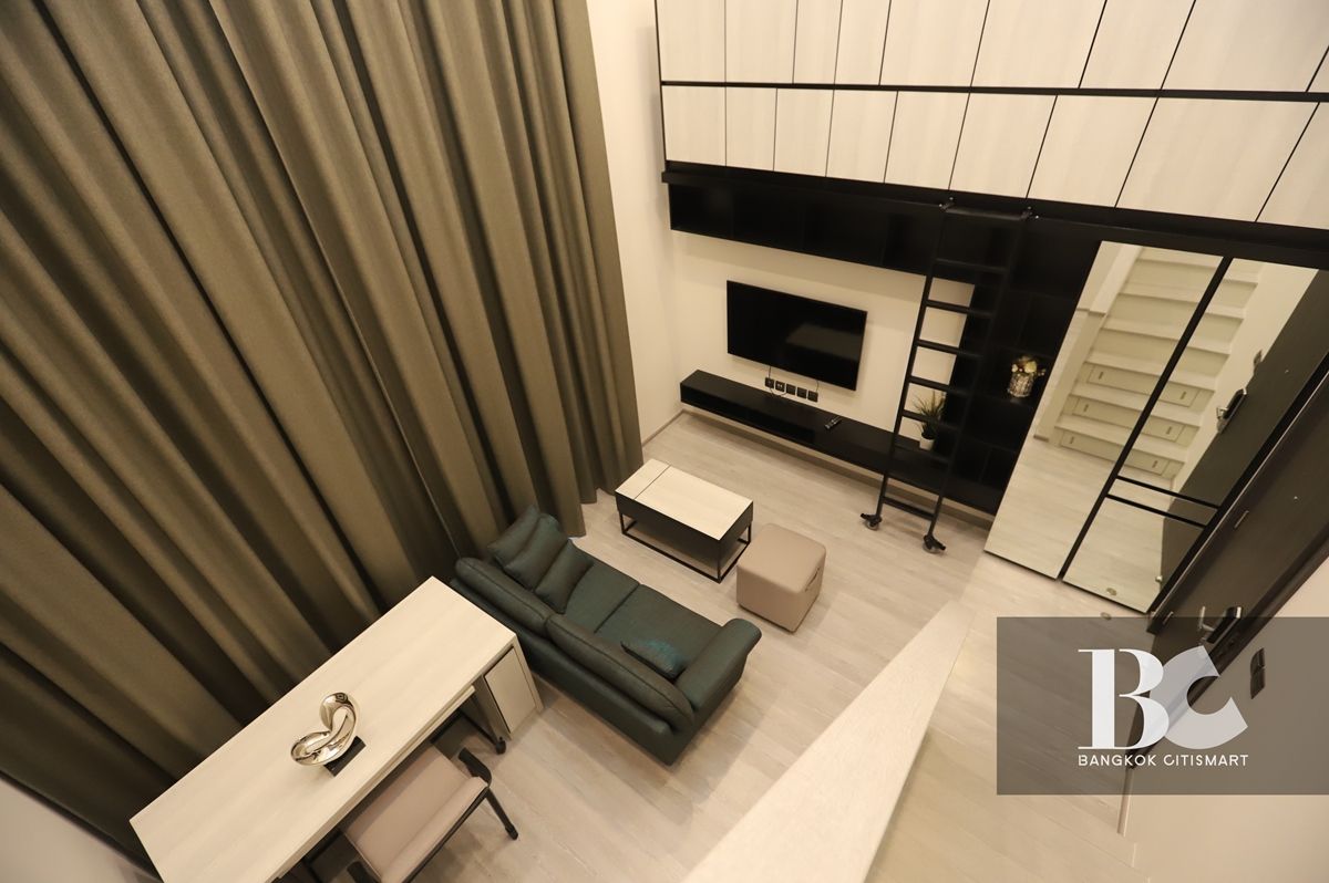 ให้เช่าคอนโดอ่อนนุช อุดมสุข : (for rent) The Line Sukhumvit 101 ห้อง Duplex ใกล้รถไฟฟ้า BTS ปุณณวิถี
