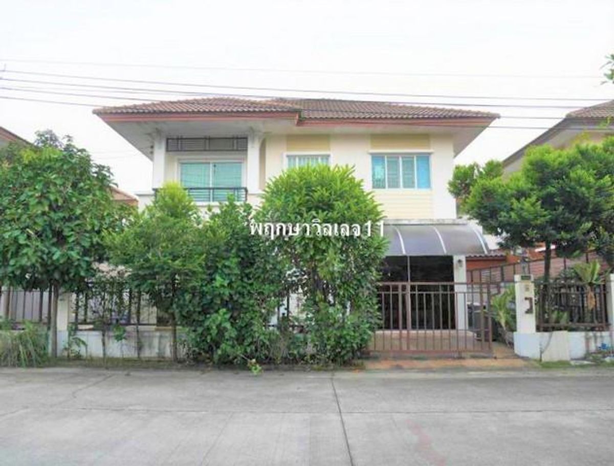ให้เช่าบ้านนนทบุรี บางใหญ่ บางบัวทอง : KH0108 ขายให้เช่า บ้านเดี่ยว 2 ชั้น หมู่บ้าน พฤกษาวิลเลจ 11 รัตนาธิเบศร์-ราชพฤกษ์ ท่าอิฐ ใกล้ เซ็นทรัล เวสเกต เพียง 10 นาที มีห้องนอนด้านล่างสำหรับผู้สูงอายุ หรือ ไว้ทำหรับทำงาน