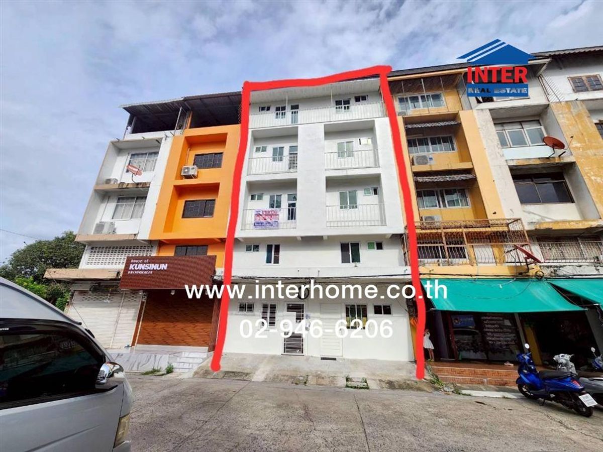 ขายแจ้งวัฒนะ เมืองทอง : อพาร์ทเม้นท์ 3 ชั้น 32 ตร.ว. อพาร์ทเม้น์ ซอยนนทบุรี29 ถนนสนามบินน้ำ ถนนนนทบุรี ปากเกร็ด นนทบุรี