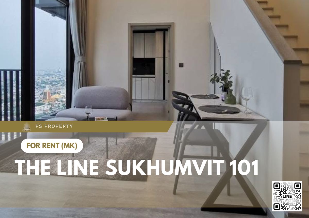 ให้เช่าคอนโดอ่อนนุช อุดมสุข : ให้เช่า 📍 THE LINE Sukhumvit 101 📍 เฟอร์นิเจอร์ และ เครื่องใช้ไฟฟ้าครบ ใกล้ BTS ปุณณวิถี