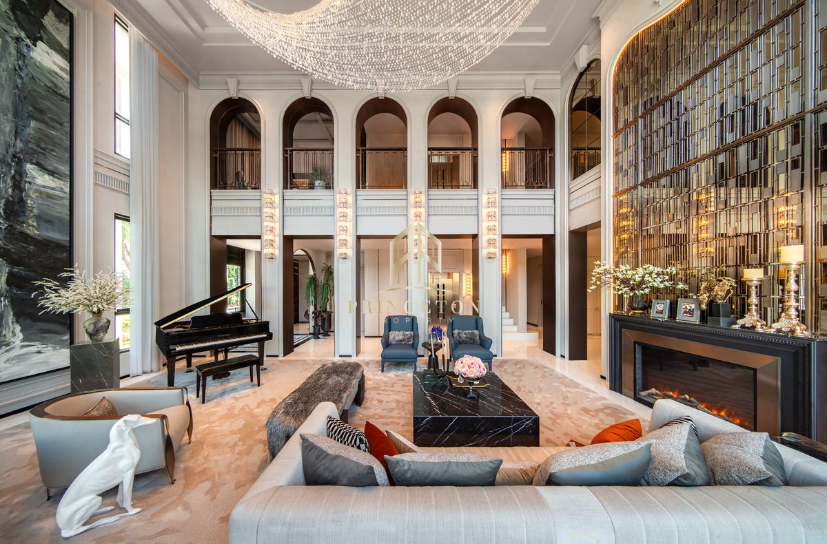 For SaleHouseBangna, Bearing, Lasalle : Exclusive 3-Storey Luxury House, CINQ ROYAL The Eighteen, Bangna KM.7 📞092-4252445