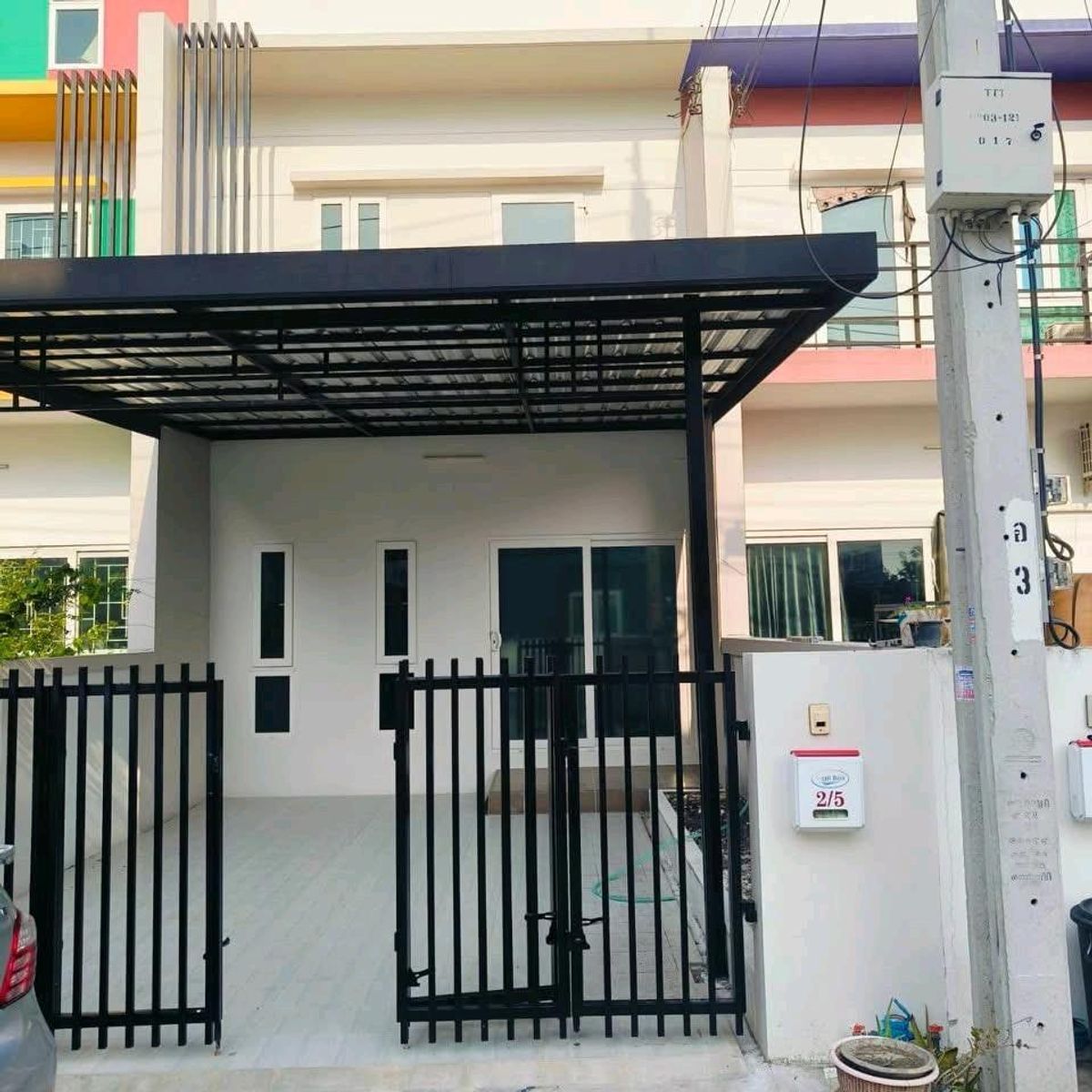 ขายทาวน์โฮมนนทบุรี บางใหญ่ บางบัวทอง : 🔥 บ้านผ่อนตรง ย้ายชื่อเข้าทะเบียนบ้านได้ โครงการแฮปปี้เนส ซอยวัดลาดปลาดุก บางบัวทอง หน้าบ้านกว้าง 5 เมตร